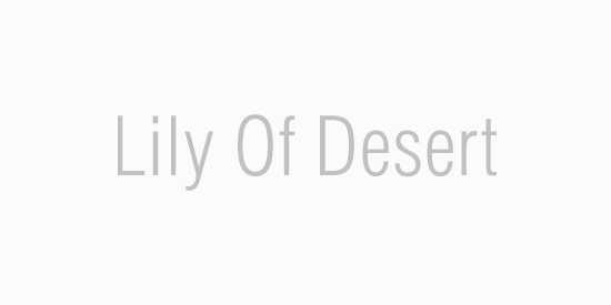 Lily Of Desert